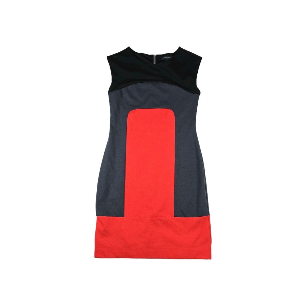 Banana Republic Color Block Dress Women's Size 2 Back Zip 2012 Fall Collection‎